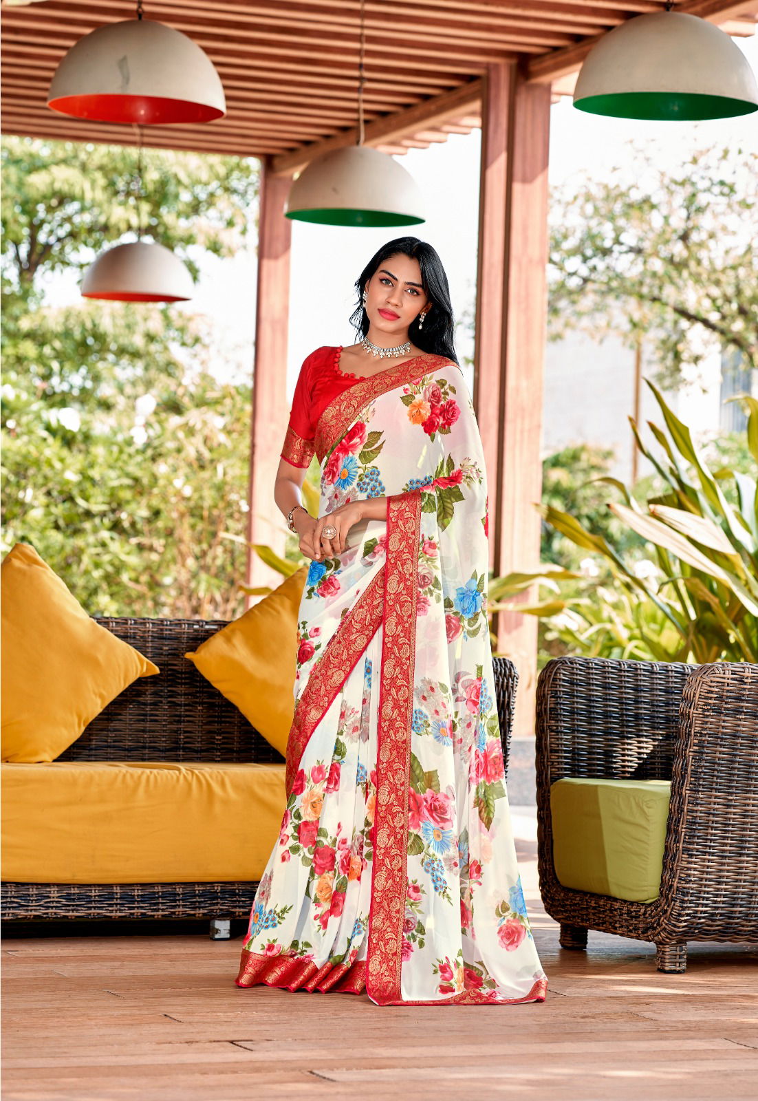 Stavan Fuldani Weightless Printed Sarees Catalog
